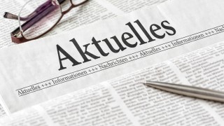 Zeitungsartikel unter dem Titel Aktuelles